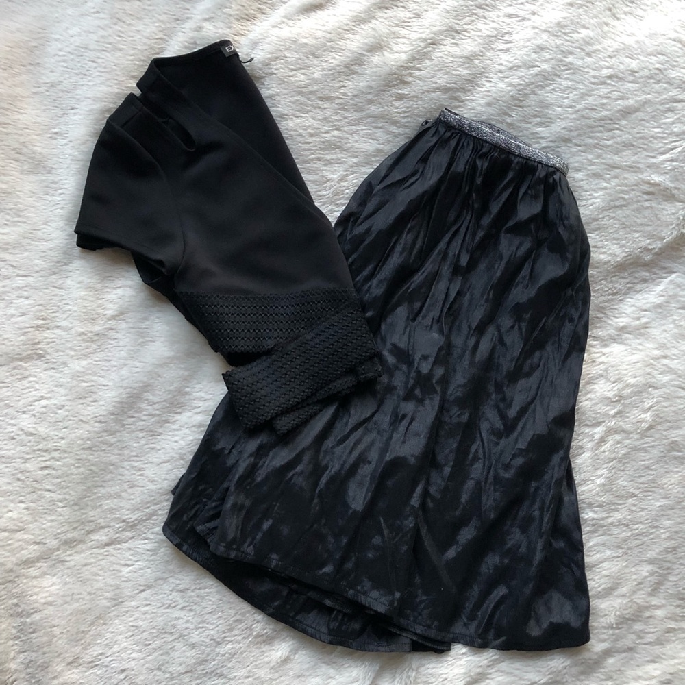 Crop Top + Skirt Cocktail Outfit